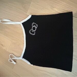 Forever 21 Hello Kitty 50th Anniversary Black and White Top